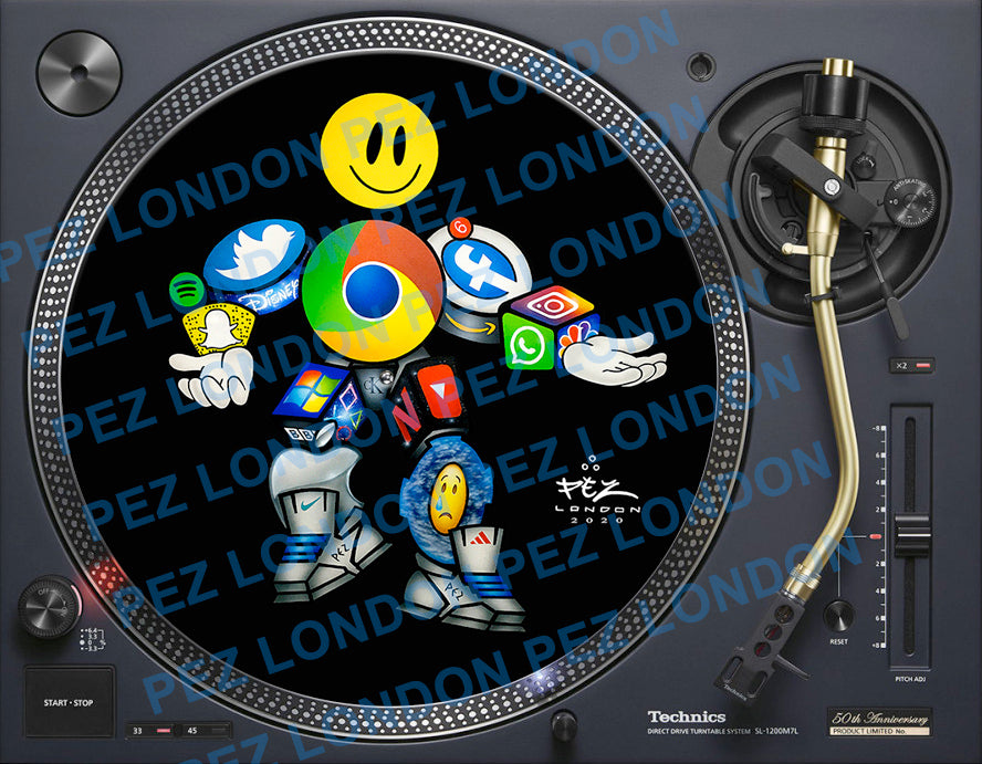 Pezman 2020 Social Media Rave Artwork by PEZ London image 1
