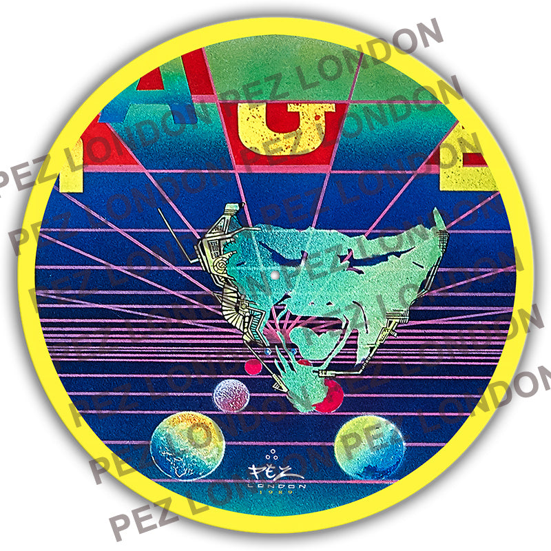 RAGE 1989 Original Rave Flyer Artwork by PEZ London image 0
