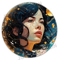 Golden Bubbles Girl -  Original artwork by Junior Tomli image 0