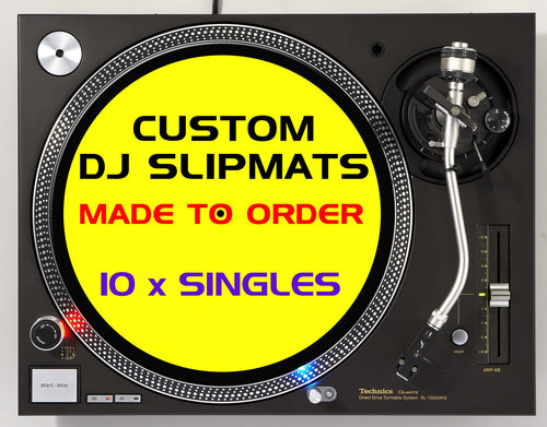 12" Custom Printed Slipmat ( 10 x singles) image 0