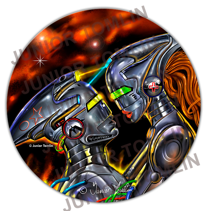Robot Love -  Original artwork by Junior Tomlin image 0