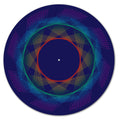 Rainbow Kaleidoscope Pattern (Navy) image 0