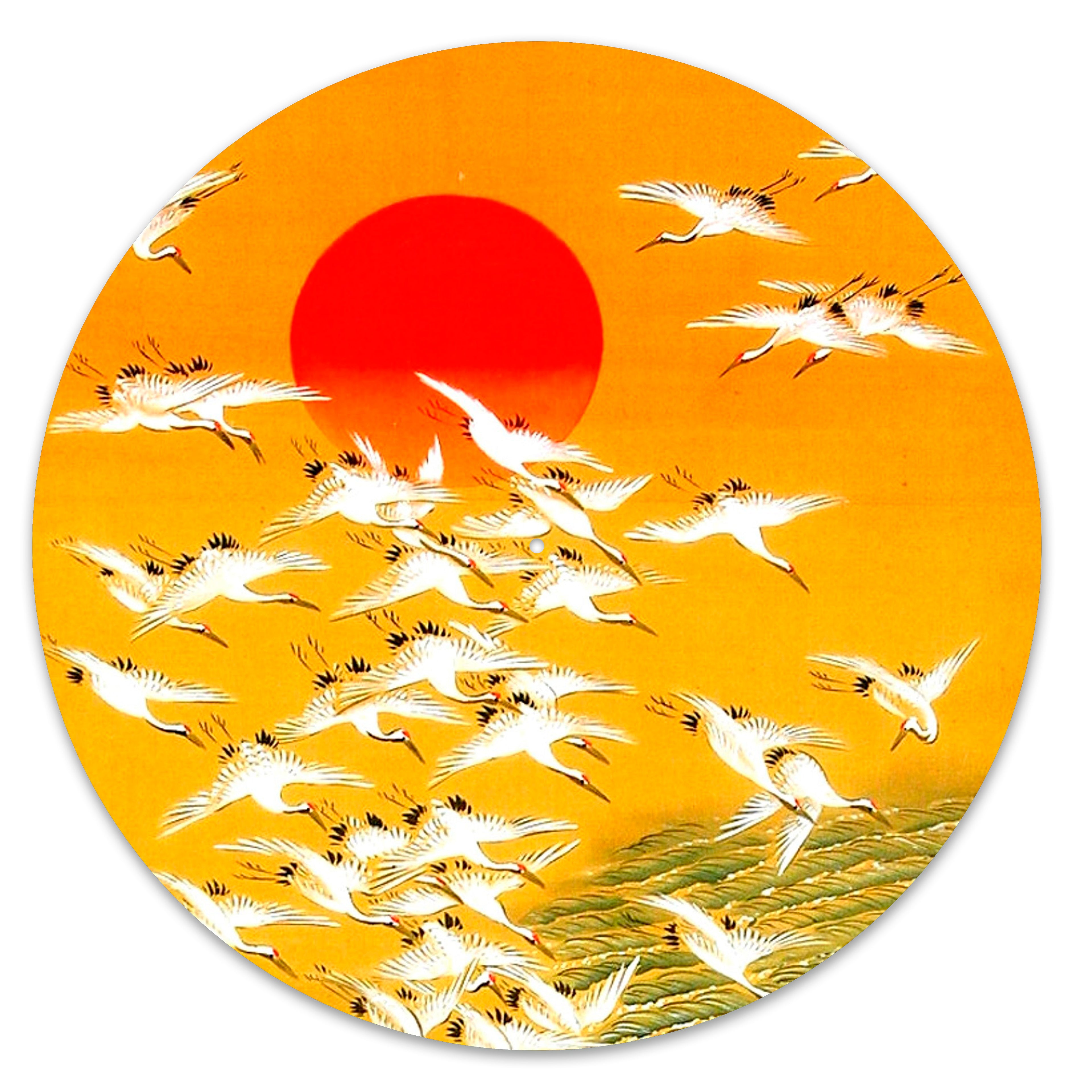 Japanese Sunset Birds image 0