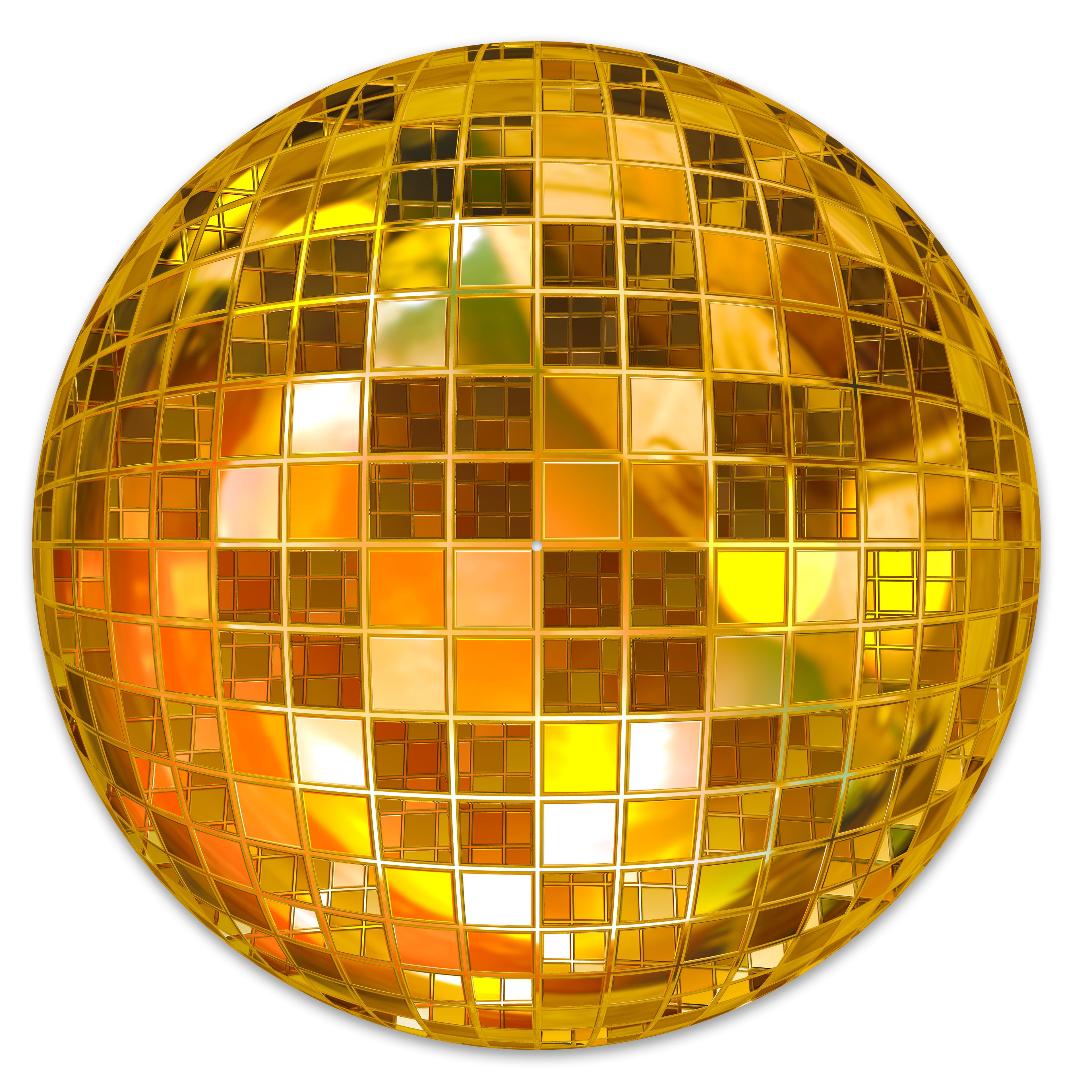 Shiny Gold Disco Ball image 0