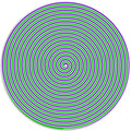 Psychedelic Spiral Green image 0