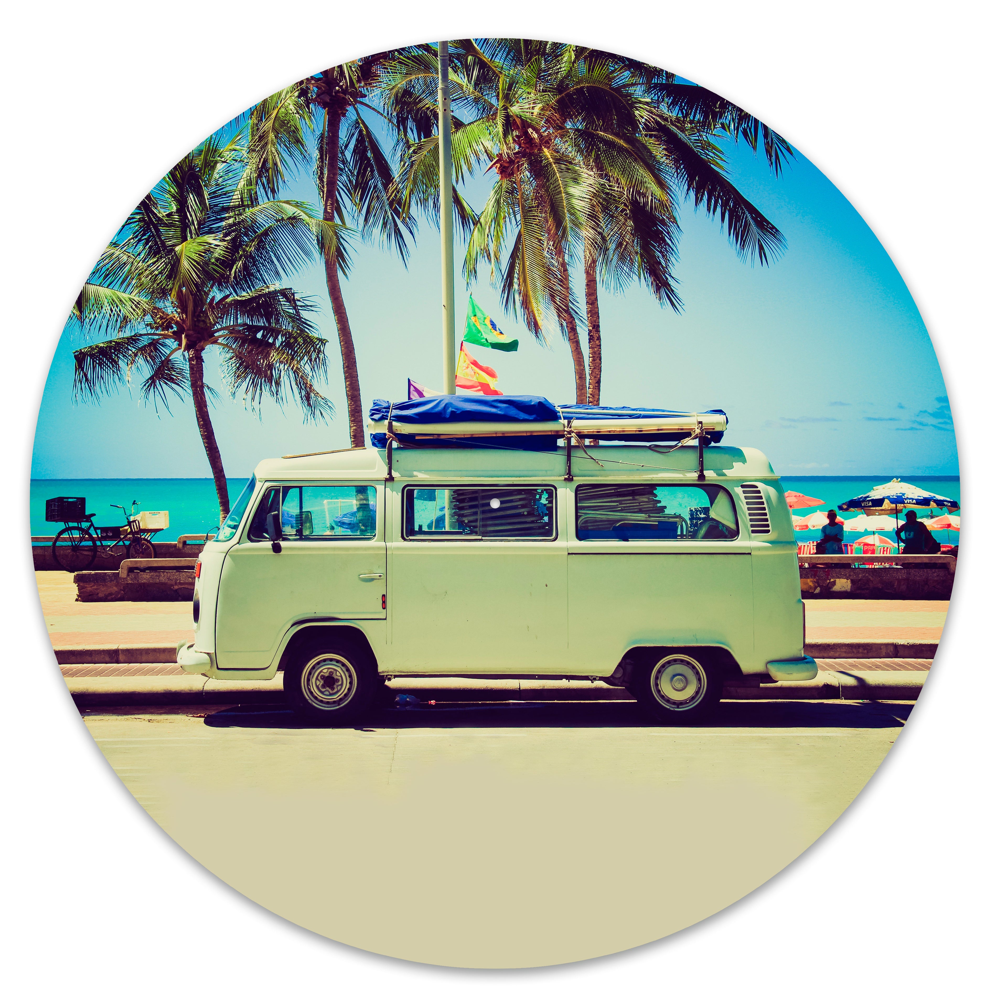 VW Camper Van Beach image 0