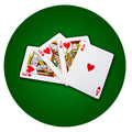 Hearts Playing Card Hand image 0