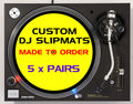 12" Custom Printed Slipmats (5 x Pairs) image 0