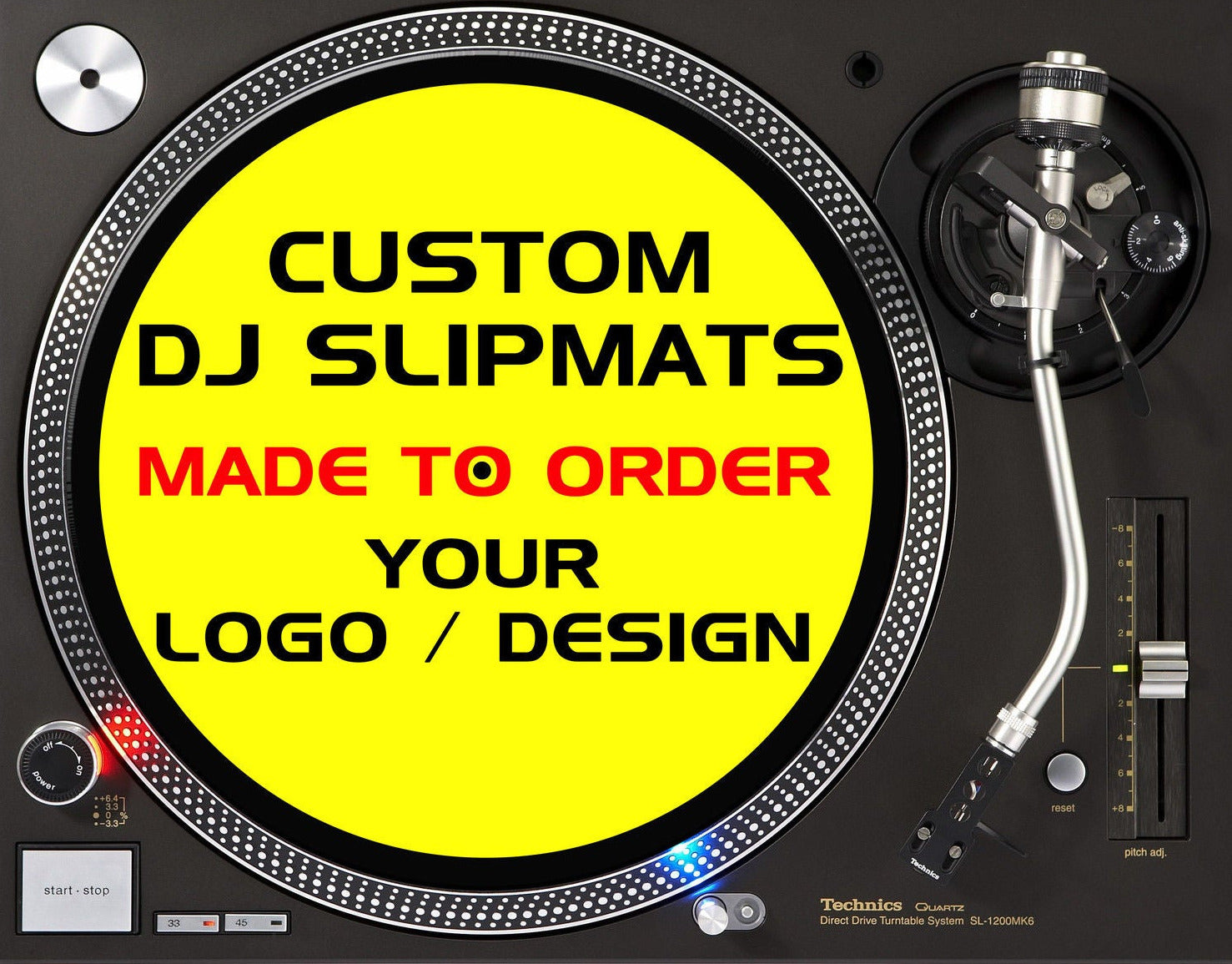 12" Custom Printed Slipmat (single) image 0