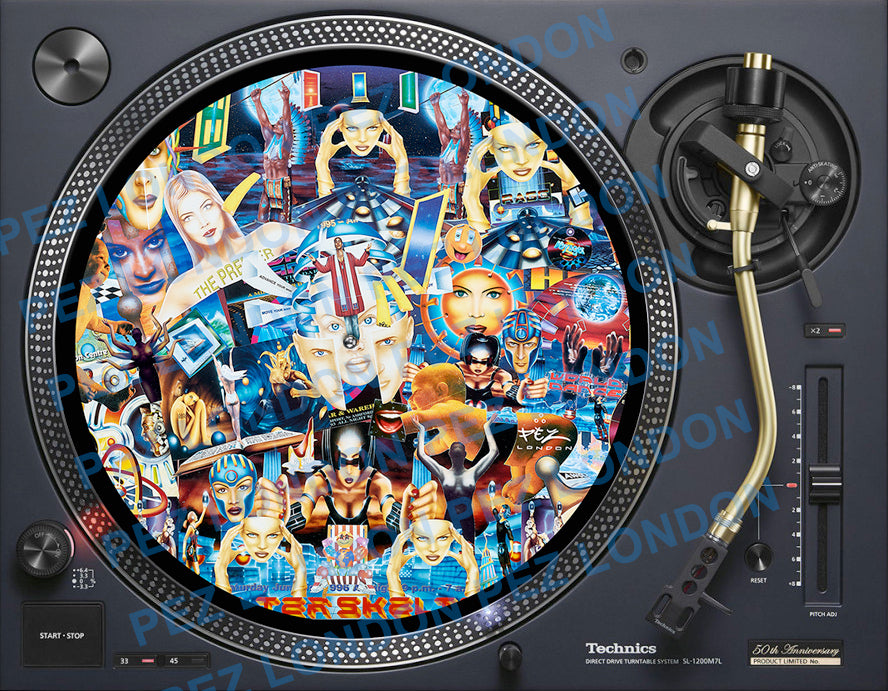 Original Rave Flyer Collage Artwork by PEZ London image 1