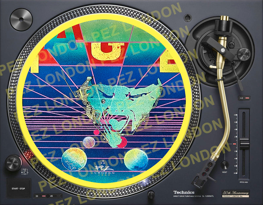 RAGE 1989 Original Rave Flyer Artwork by PEZ London image 1