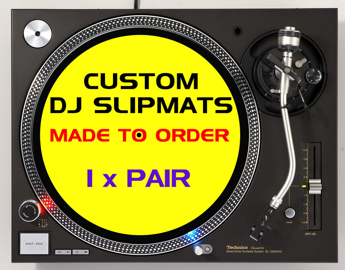 12" Custom Printed Slipmats (Pair) image 0