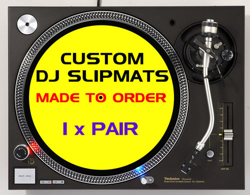12" Custom Printed Slipmats (Pair) image 0