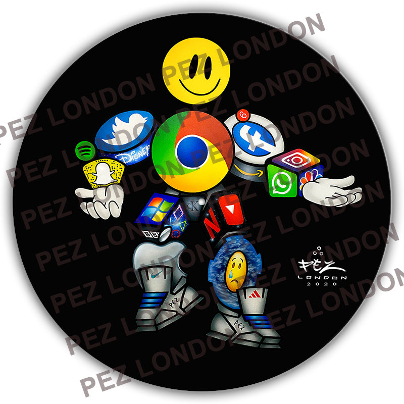 Pezman 2020 Social Media Rave Artwork by PEZ London image 0