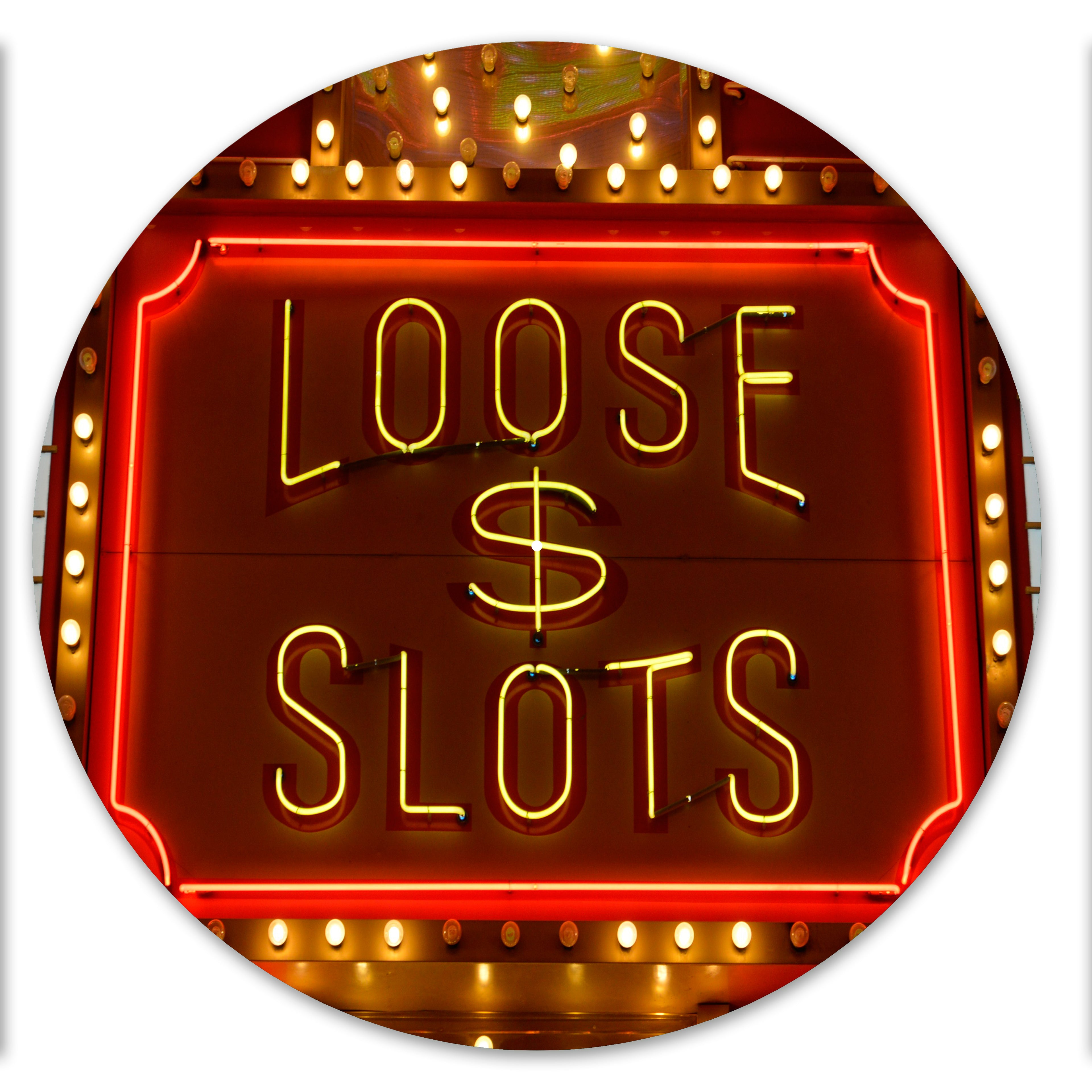 Neon Slots Casino Sign image 0