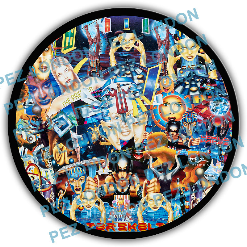 Original Rave Flyer Collage Artwork by PEZ London image 0